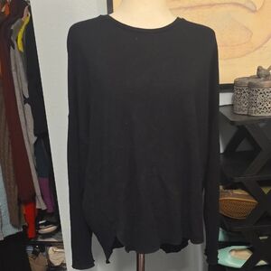n/t Black knit high low sweater women's small